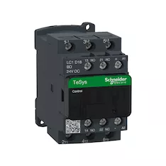 Контактор SE LC1D18BD 3Р 18А НО+НЗ 24В DС винт.зажим