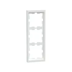 Рамка MERTEN MTN4030-6535 D-Life 3 постовая белый лотос