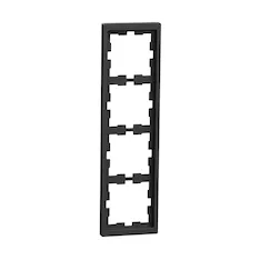 Рамка MERTEN MTN4040-6534 D-Life 4 постовая антрацит