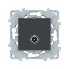 Розетка TV SE NU546254 Unica New одиночная антрацит