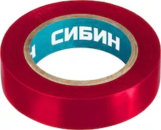 Изолента красная СИБИН 1235-3