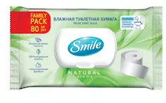 Влажная туалетная бумага д/взрослых Smile Family 4823071642278