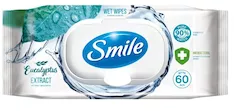 Салфетки влажные с экстрактом эвкалипта Smile 4823071645316