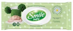 Салфетки влажные Алоэ Ромашка Фито линия Smile Baby 4823071653984