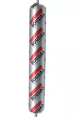 Силикон SOUDAL Silirub 2 нейтральный черныйй 12*600 мл 100253