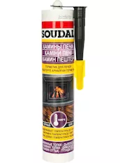 Герметик для печей SOUDAL Calofer черный 15*300 мл 102829