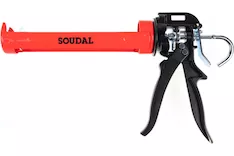 Пистолет под герметики черный SOUDAL 300 мл 106617