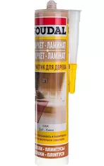 Паркетный акриловый герметик под дуб SOUDAL 15*300 мл 111256