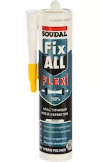 Универсальный клей-герметик SOUDAL Fix ALL Flexi белый 12*290 мл 117383