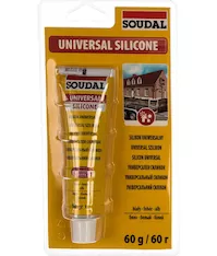 Кислотный универсальный силикон SOUDAL белый 15*60 мл 120031
