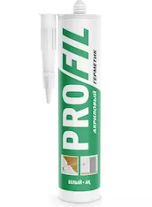 Акриловый окрашиваемый герметик SOUDAL Profil белый 15*280 мл 122951