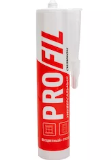 Кислотный силикон SOUDAL Profil универсальный бесцветный 15*270 мл 123081