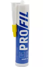Кислотный силикон SOUDAL Profil санитарный белый 15*270 мл 124252