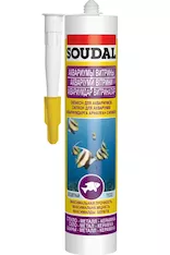 Силикон аквариумный бесцветный SOUDAL 15*280 мл 126932