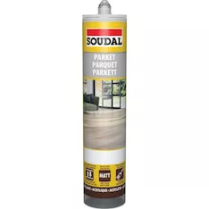 Паркетный акриловый герметик серый SOUDAL 6*290 мл 127174
