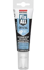 Универсальный клей-герметик SOUDAL Fix All Crystal прозрачный 12*125 мл 134138