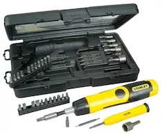 Набор с отверткой с храповым механизмом и вставками STANLEY 0-63-038