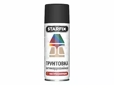 Грунтовка антикоррозийная черный STARFIX 520мл (9011)