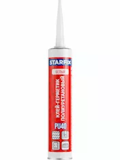 Клей-герметик полиуретановый PU40 STARFIX, белый 300 мл