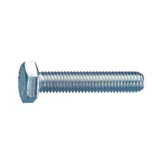 Болт М8х140 мм шестигр., цинк, кл.пр. 5.8, DIN 933 (20 шт в карт. уп.) STARFIX