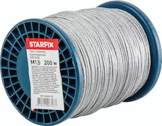 Трос стальной, оцинк. М1.5 DIN 3055 (бухта 200 м) STARFIX