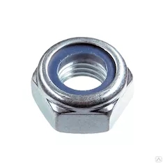 Гайка М14 со стопорным кольцом, цинк, DIN 985 (12 шт в пласт. конт.) STARFIX