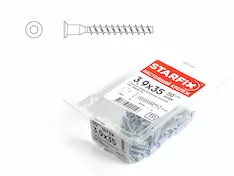 Конфирмат 6.3х50 мм с внутр. шестигр. (30 шт в пласт. конт.) STARFIX