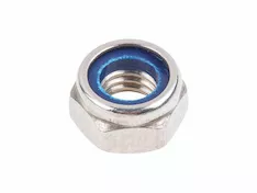 Гайка М8 со стопорным кольцом, нерж.сталь (А2), DIN 985 (5 шт в зип-локе) STARFIX