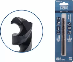 Сверло по металлу ц/х 6.0х57х93 мм HSS-Co Black EXPERT STARTUL