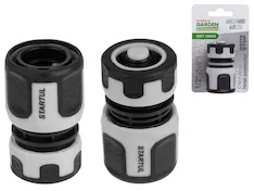Муфта быстросъемная 1/2"(5/8") с автостоп. STARTUL GARDEN (ST6017-06-1/2)