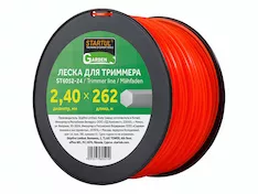 Леска ф 2.4 мм х 262 м шестигр. сеч. STARTUL GARDEN