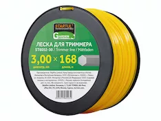 Леска ф 3.0 мм х 168 м шестигр. сеч. STARTUL GARDEN