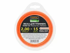 Леска ф 2.0 мм х 15 м кругл. сеч. DUAL-CUT STARTUL GARDEN
