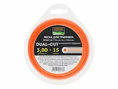 Леска ф 3.0 мм х 15 м кругл. сеч. DUAL-CUT STARTUL GARDEN