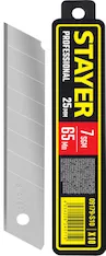STAYER 25 мм, 10 шт, сегментированные лезвия (09179-S10)