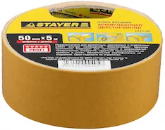 Двухсторонняя клейкая лента STAYER 1217-05