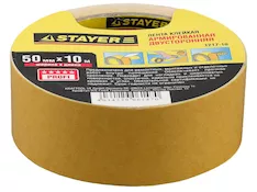 Двухсторонняя клейкая лента STAYER 1217-10