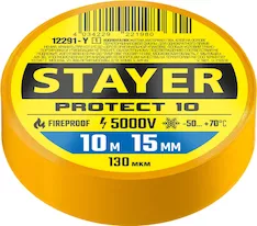 Изолента STAYER PROTECT-10 Professional 12292-Y