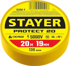 Изолента STAYER PROTECT-20 Professional 12292-Y