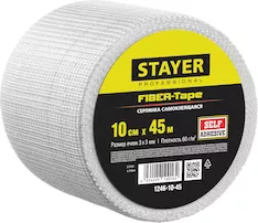 Самоклеящаяся серпянка STAYER FIBER-Tape Professional 1246-10-45