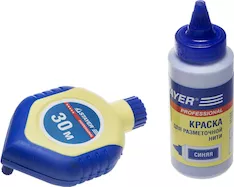 Разметочный шнур-отвес двухкомпонентном корпусе STAYER Professional 2-06383-H2