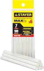 Универсальные клеевые стержни STAYER Cristal Professional 2-06817-T-S06
