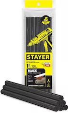 Клеевые стержни STAYER Black Professional 2-06821-D-S06