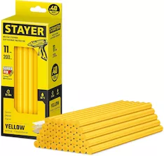 Клеевые стержни STAYER Yellow Professional 2-06821-Y-S40
