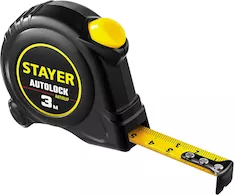 Рулетка с автостопом STAYER AutoLock 2-34126-03-16