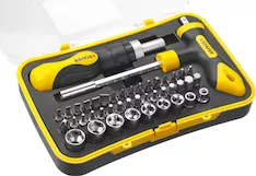 Реверсивная отвертка с насадками STAYER T-Compact 25084-H43