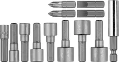 Набор бит и торцевых головок Professional STAYER 2611-H13