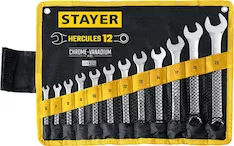 Набор комбинированных ключей STAYER HERCULES Professional 27081-H12