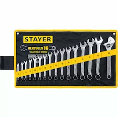Набор комбинированных ключей STAYER HERCULES Professional 27092-H16