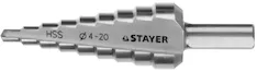 Ступенчатое сверло STAYER 29660-4-20-9